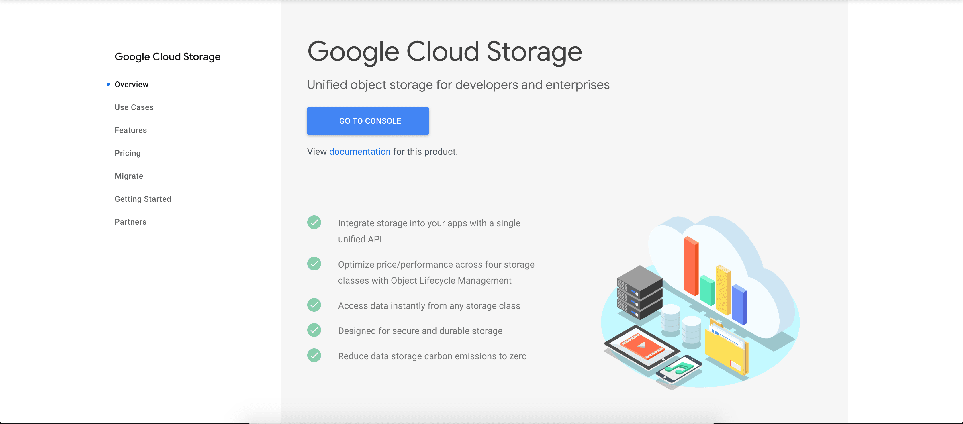 Google Cloud Storage Browser showing bucket 'testgcscopy' with multi-regional storage class.