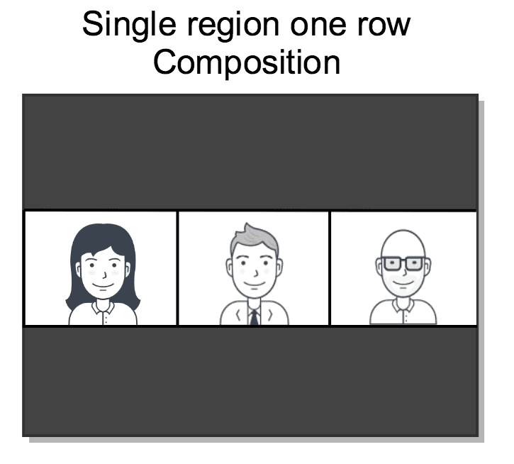 Three Tracks Composition Layout.