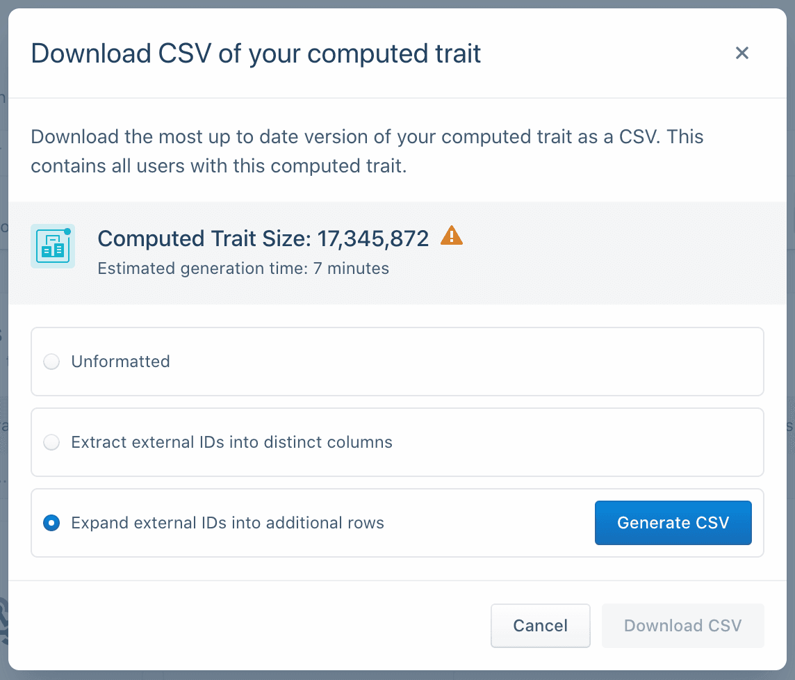 Handling large CSV file downloads.